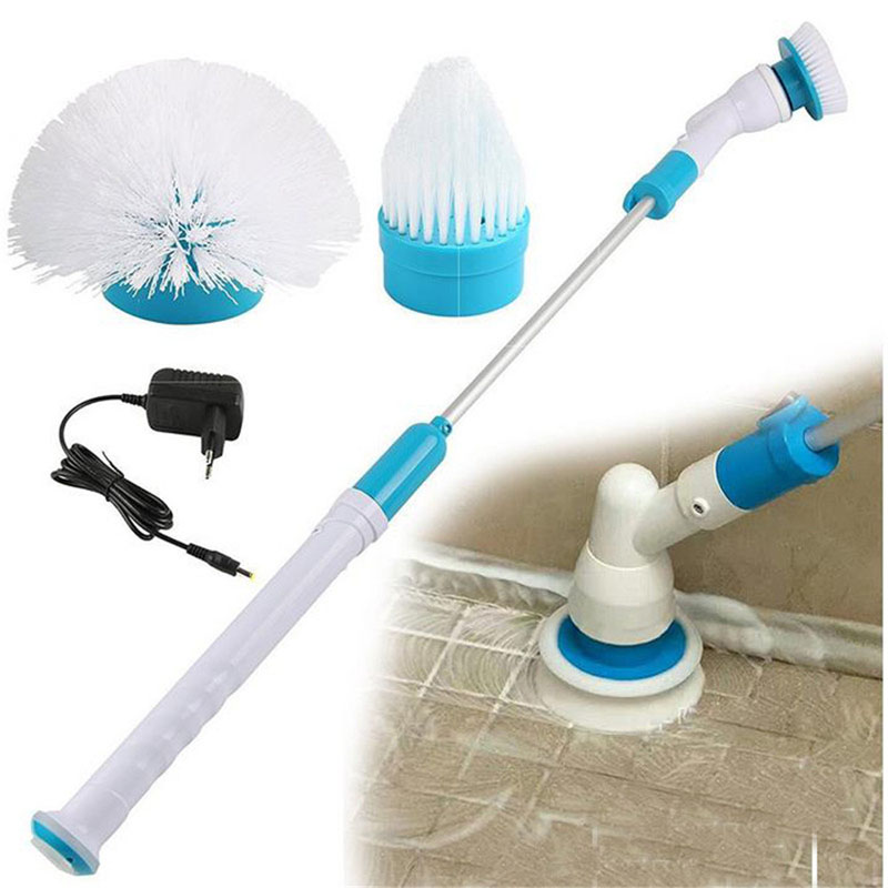 Electric Cleaning Spin Brush, Automatic Cordless Rotating Mop Long